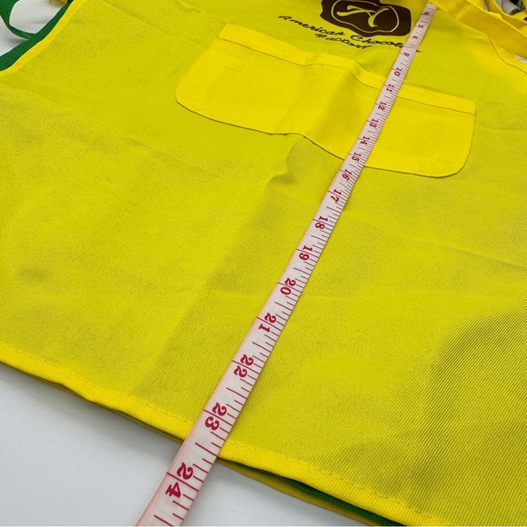American Chocolate Factory 3 Piece Yellow Green Children's Aprons - Picture 9 of 9